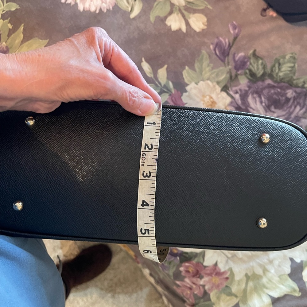 Dooney & Bourke Black Tote with Stitch Detail - Picture 7 of 12